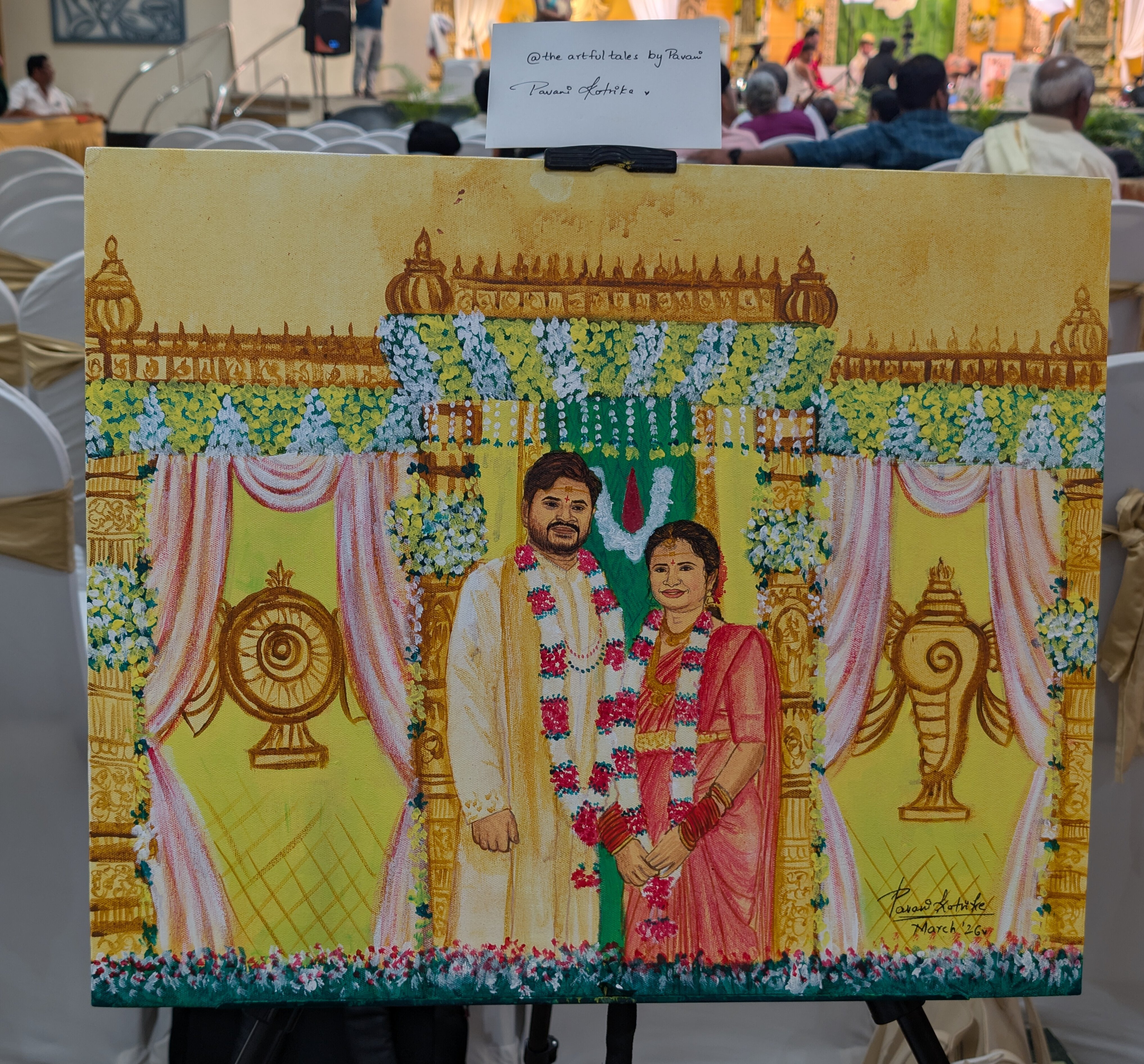 Couple portrait painting